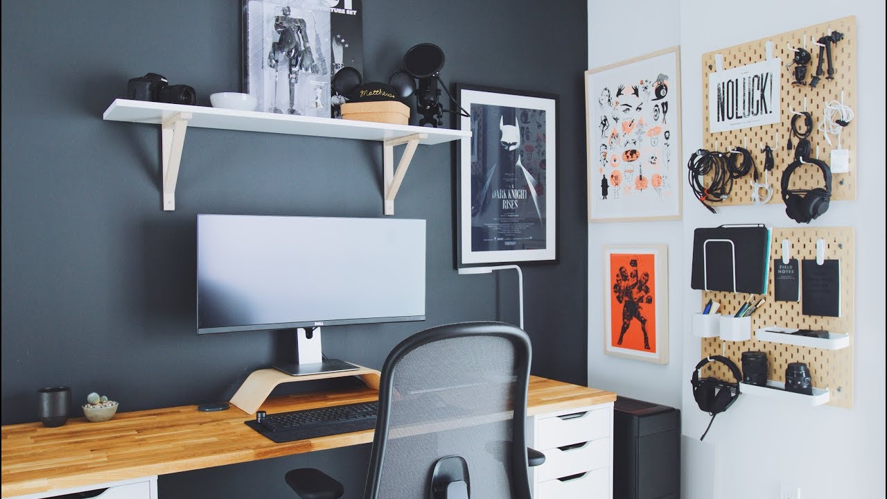 New DIY Home Office and Desk Tour — Work From Home Setup