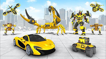Scorpion Robot Transform Game Gameplay  - Offline Games Android  - 2025 Mobile game