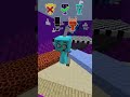 SPRUNKI Characters vs The Hardest Parkour Ever #minecraft #shorts