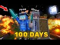 قضيت 100 يوم كثنائي في ماينكرافت