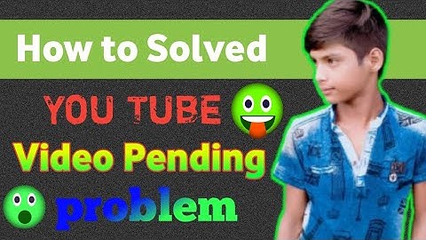 Pending video ko uploading kaise kare | How to solve this pending problem | YouTube video upload