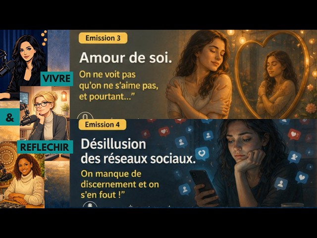 Vivre & Réfléchir – Je m'aime ou pas ? | la désillusion des réseaux sociaux