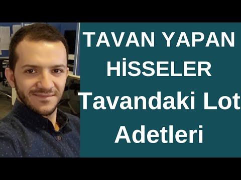 TAVAN YAPAN HİSSELERİ TAVANDAKİ ALIM EMİRLERİ. DÜŞEN HİSSELERİN KADEMELERİ