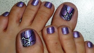 nail toe butterfly holographic wings cool