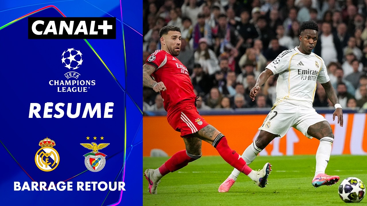 Le Real et Vini Jr surclassent Benfica - LDC 2025/2026 (Barrage retour)