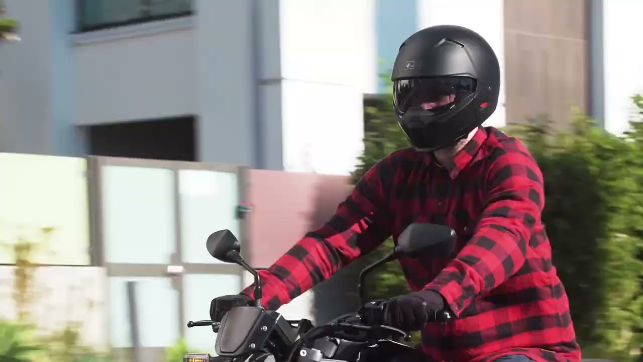 HJC i20 Plain Convertible Motorcycle 
