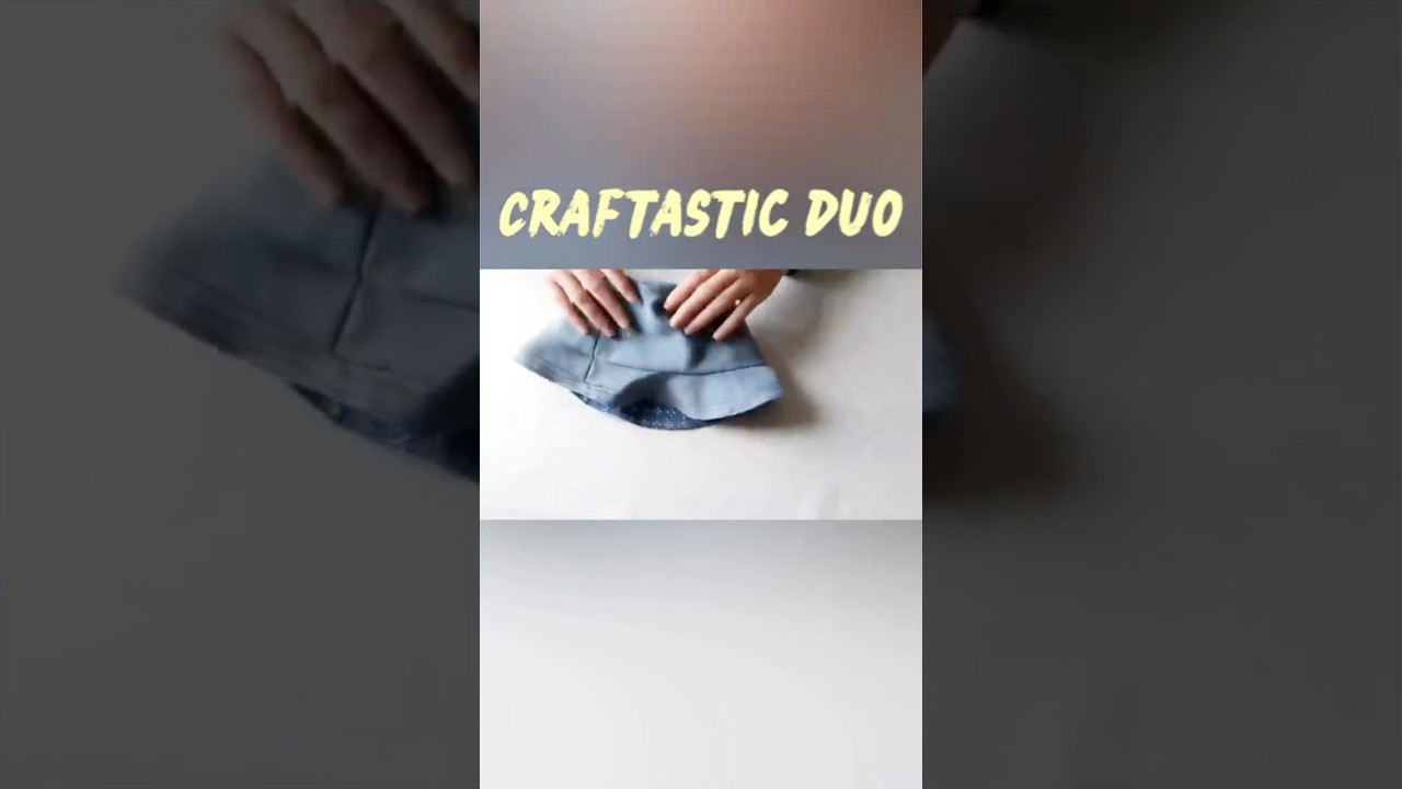 CRAFTASTIC DUO - Pantolondan Bucket Şapka Dikimi