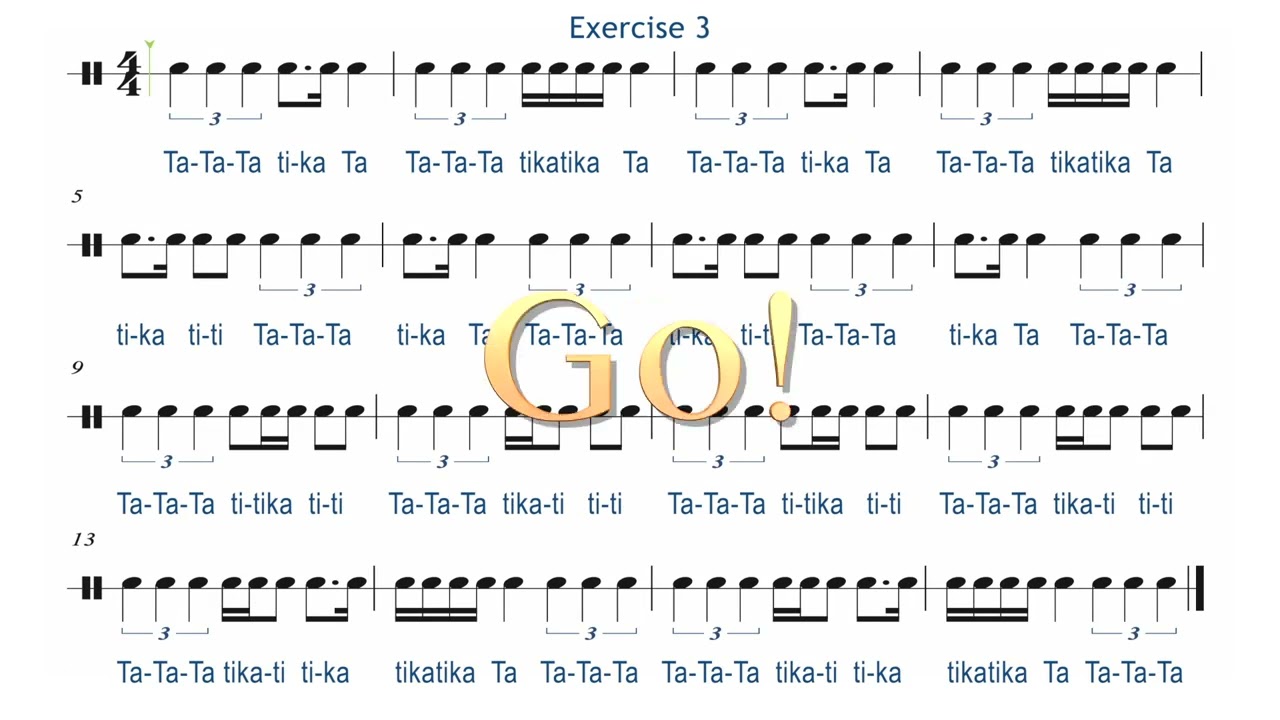 Basic Triplet Rhythm Exercise You Need to Know Before Any Sight Reading 
