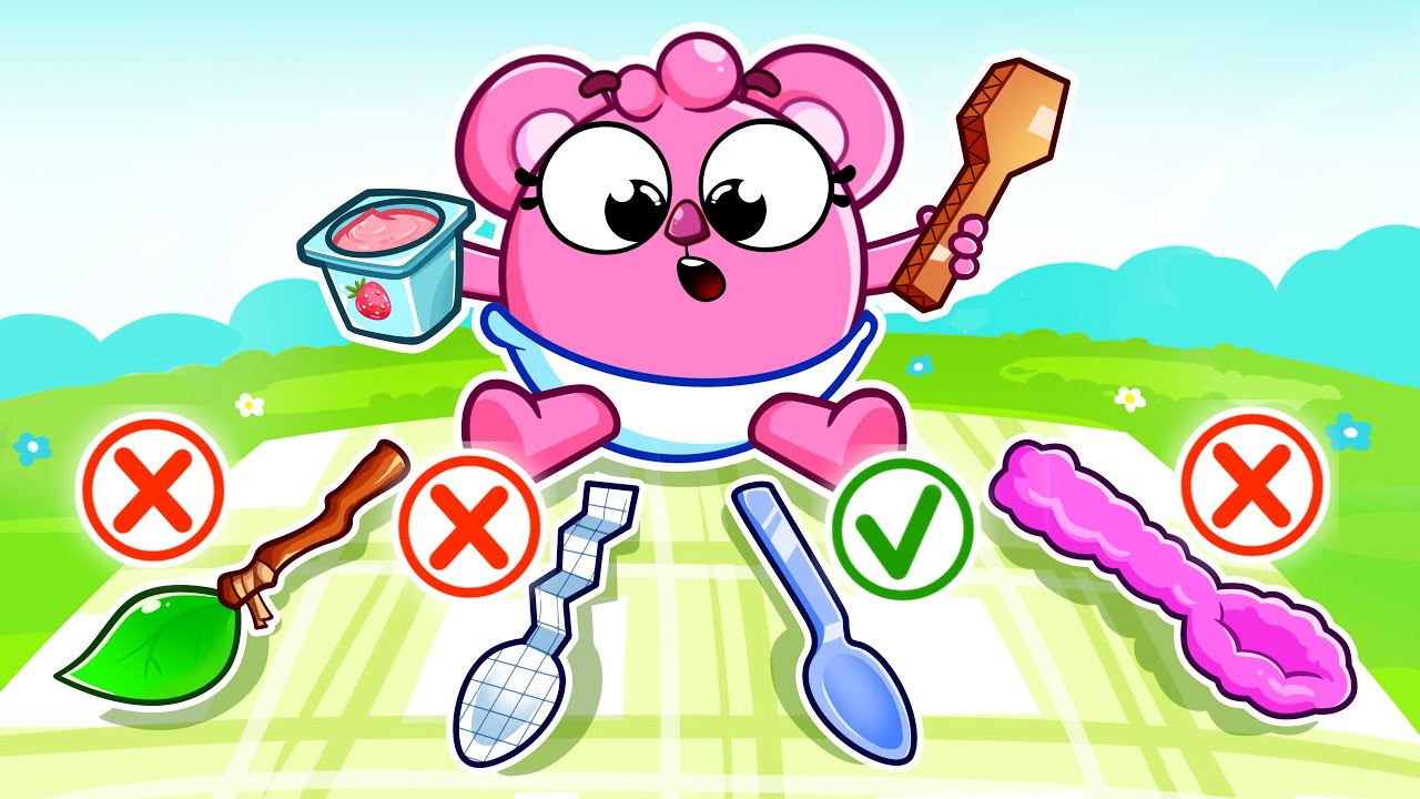 🤔 Pick the Best Spoon! | Silly Songs for Kids 🦊🐰 | TinyTracks TV