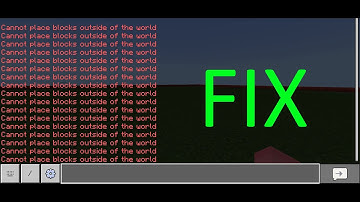 Cannot Place Blocks Outside Of The World Error FIX (/fill) command Minecraft Bedrock Edition