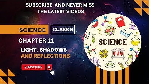 Class 6 Science Chapter 11 - Light, Shadows and Reflection