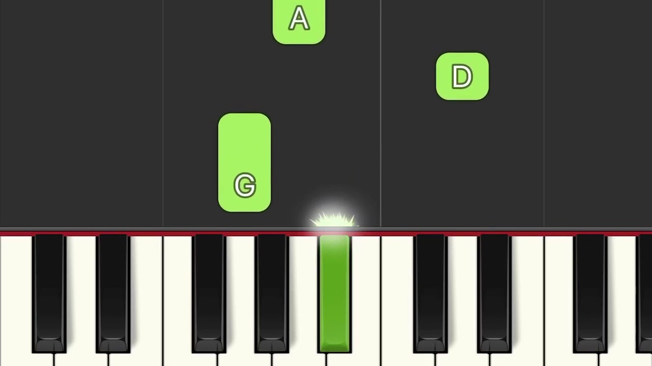 Стоїть гора високая | Як грати на фортепіано