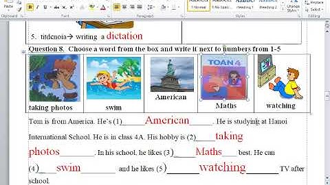 Tiếng Anh 4 || Giải Đề Thi Học Kì 1 (Đề số 1 năm 2022-2023) Phần Reading and Writing