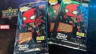 Opening up Upper Deck Funko Pop Marvel Studios Infinity Saga trading cards Funko Infinity Saga Cards