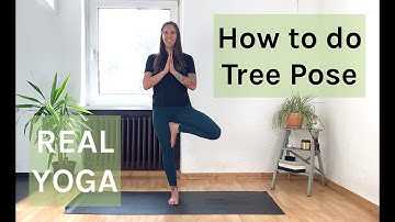 How to do Tree Pose | Vrksasana | REAL YOGA