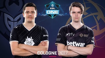 CS:GO - G2 vs. NiP [Cache] - Swiss Round 2 - ESL One Cologne 2017
