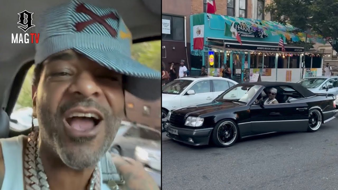 Jim Jones Rapper Car Jim Jones Pulls Out The 1993 Mercedes A124 Cabriolet For