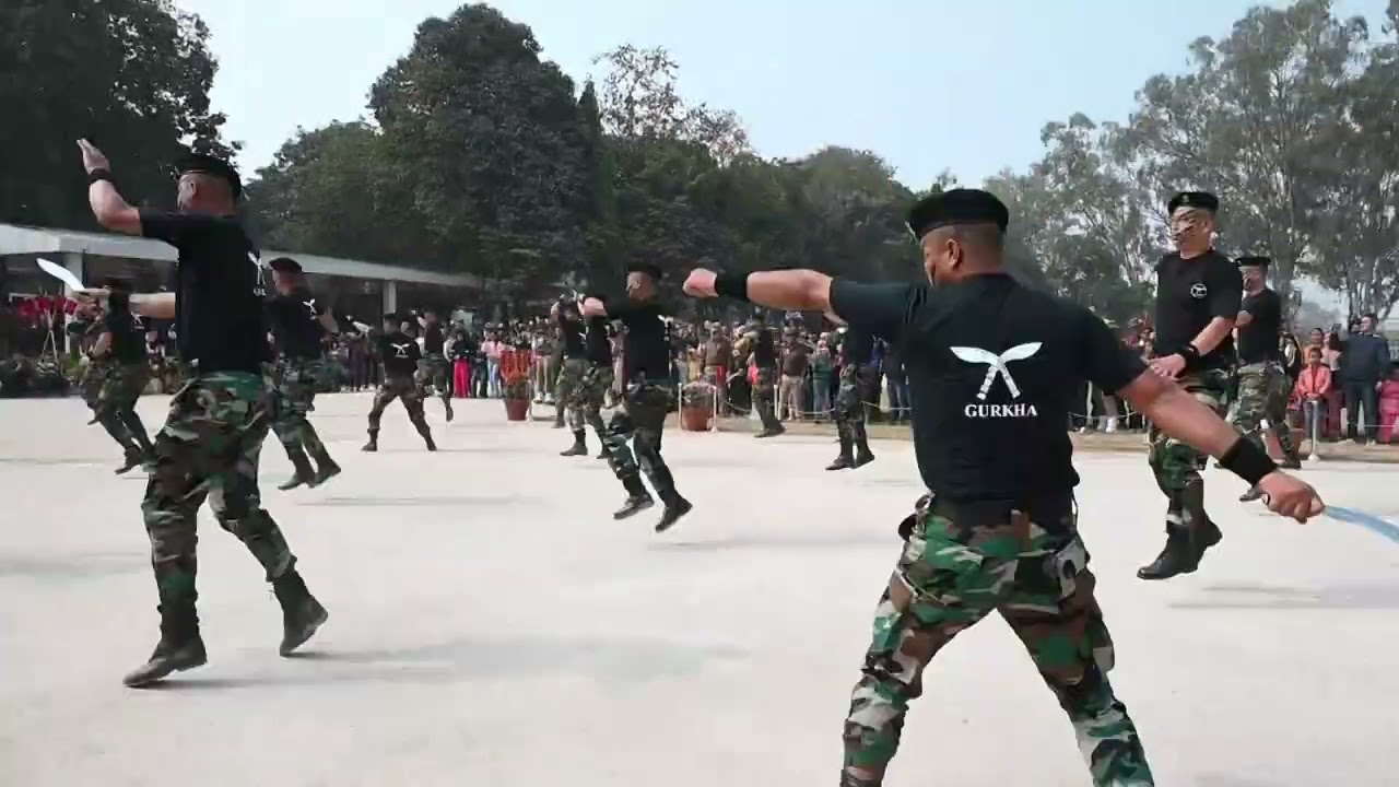 khukuri drill jharkhand armed police 1ranchi