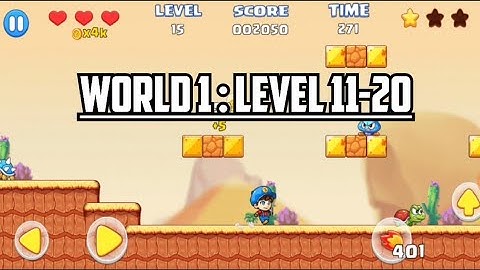 Super Matteo Adventure World 1 Level 11-20 | Super Matteo Adventure Gameplay