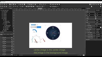 STONE Designer: slider, progress bar, progress circle, gauge pointer, time clock, digital clock