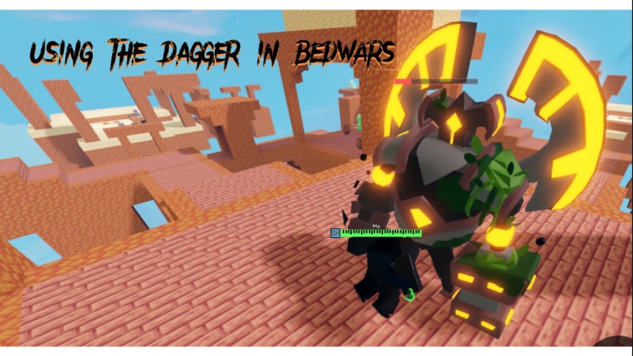 Using the dagger in Bedwars! (Roblox Bedwars) YouTube