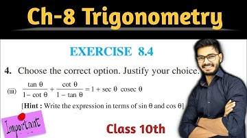 Class - 10 Ex - 8.4 Q5 part 3 Maths (Trigonometry) NCERT CBSE | By Rajeev Kumar