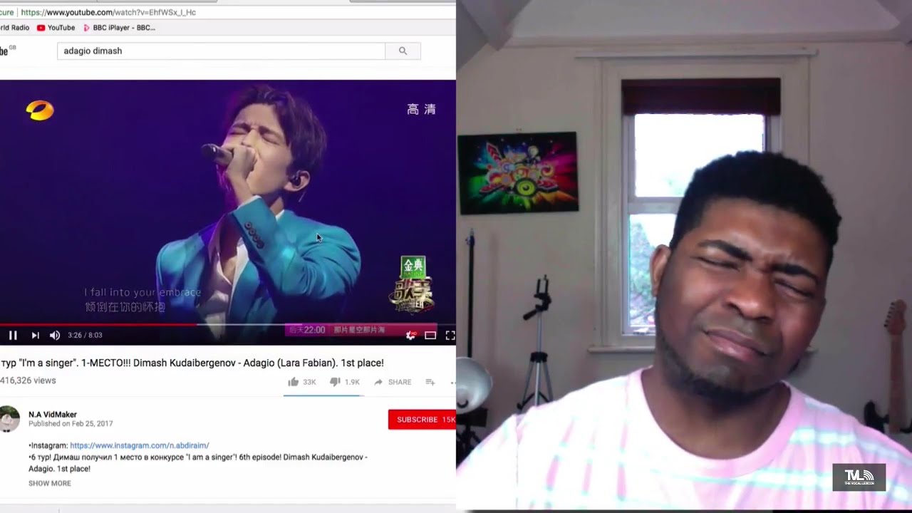 VOCAL COACH Reaction To DIMASH Adagio