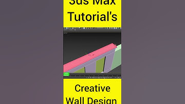Wall Design in 3ds Max beginner to advance level  #walldesigns #3dstutorial @ssarchitectsofficial