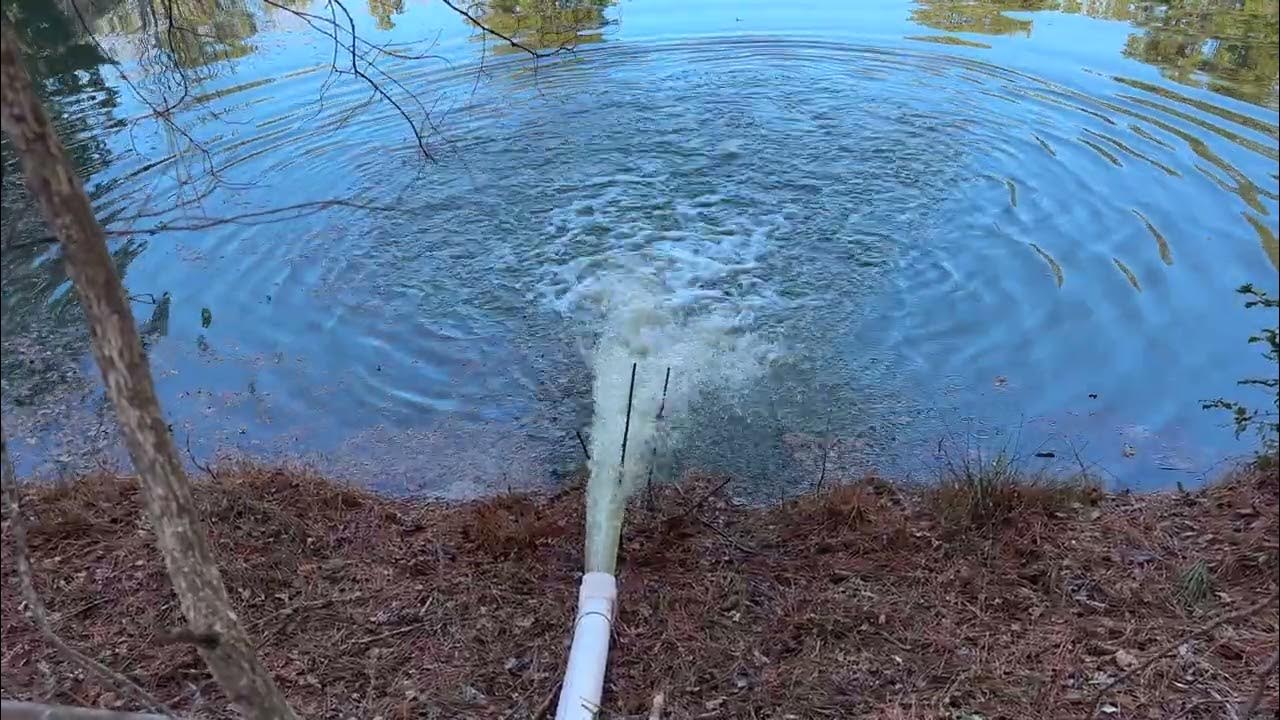 Siphon Overflow Pond is working YouTube