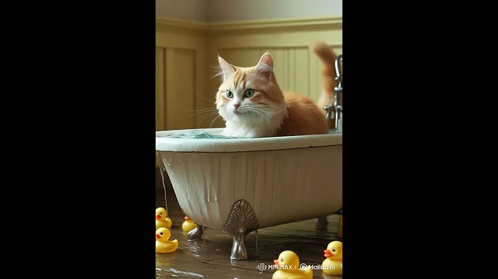 Video 9158651: cats catlover cutecat, cat bathing cutecat, cat playing cutecat