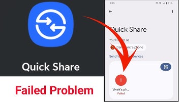 Quick share All Problem Fixed | quick share se movie kaise share kare failed problem | quick share