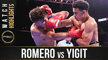 Romero vs Yigit HIGHLIGHTS: July 17, 2021 | PBC on SHOWTIME