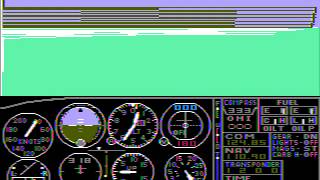 PC Booter Game: Microsoft Flight Simulator (v1.0) (1982 Microsoft)