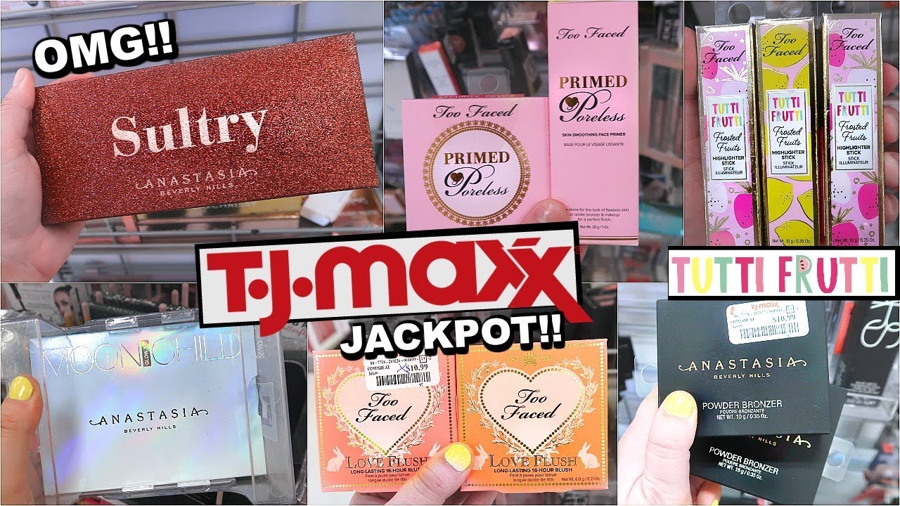TJ MAXX MAKEUP FINDS TOO FACED & ANASTASIA JACKPOT! TUTTI FRUTTI