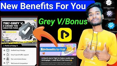 tiki app new benefits for you | tiki app weekly bonus/upgrade blue v | tiki app blue v kaise milega
