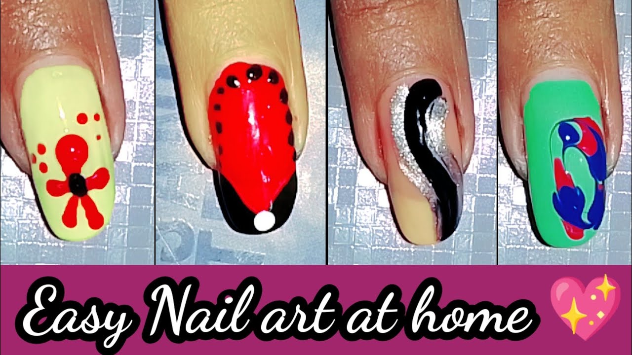 Easy Nail art at home 🌟//Nails ideas for beginners//Nail art only 2
