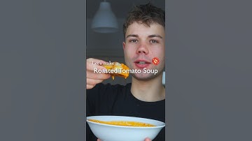 The BEST roasted tomato soup! 🍅 #recipe #food #food #vegan