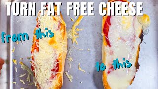 HOW TO ACTUALLY MELT FAT FREE CHEESE