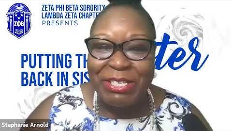 Lambda Zeta Chapter Presents: Putting the Sisterhood Back in Sisterhood