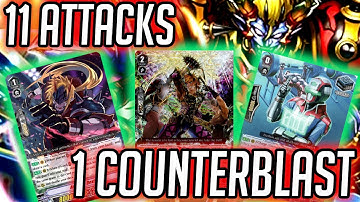 11 Attacks 1 Counterblast | Gally Gabalus Combo | Video Guide | Dexter, Davie, Mecha Instructor