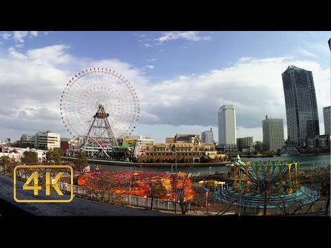 4k 横浜みなとみらい 観覧車 風景動画 作業 勉強 読書用 Yokohama Minato Mirai Youtube