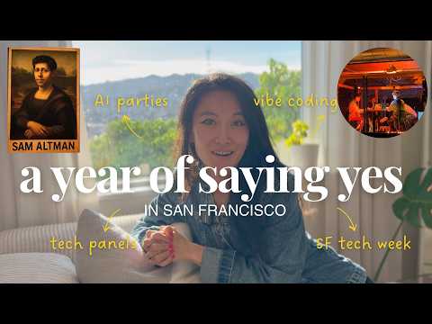 A year of saying yes to everything in SF & getting into rooms I had no business being in 😳