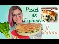 PASTEL DE ESPINACAS Y PATATAS *Recetas con Verduras para Niños*