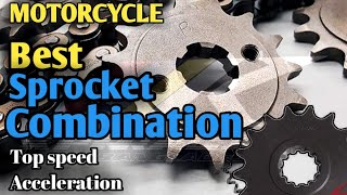 Pinakamagandang Sprocket combination ng ating mga motor...Top speed or acceleration?