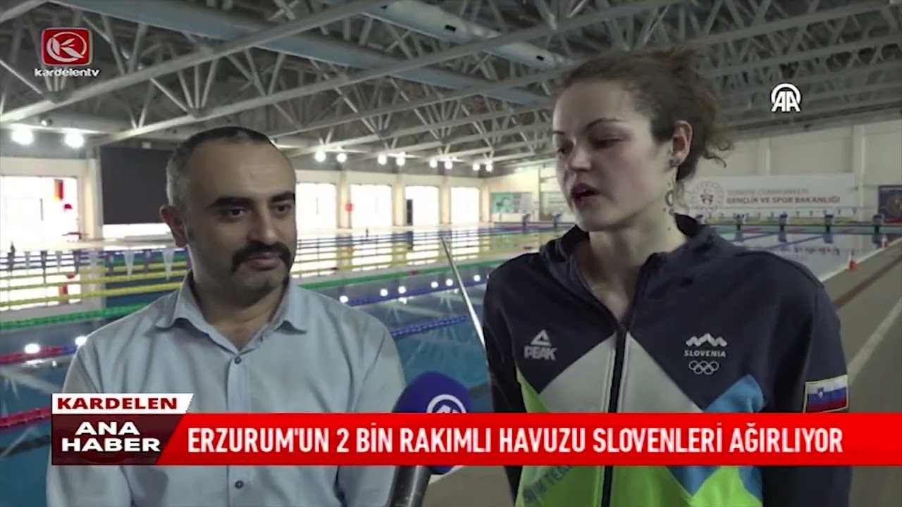 ERZURUM’UN 2 BİN RAKIMLI HAVUZU SLOVENLERİ AĞIRLIYOR