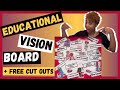 NEW YEAR&#39;S EDUCATIONAL VISION BOARD FOR KIDS 😊