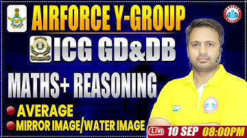 Airforce Y Group Classes 2024 | ICG GD DB Maths Practice Set  | ICG GD DB Reasoning By Rakesh Sir