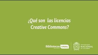 Licencias Creative Commons