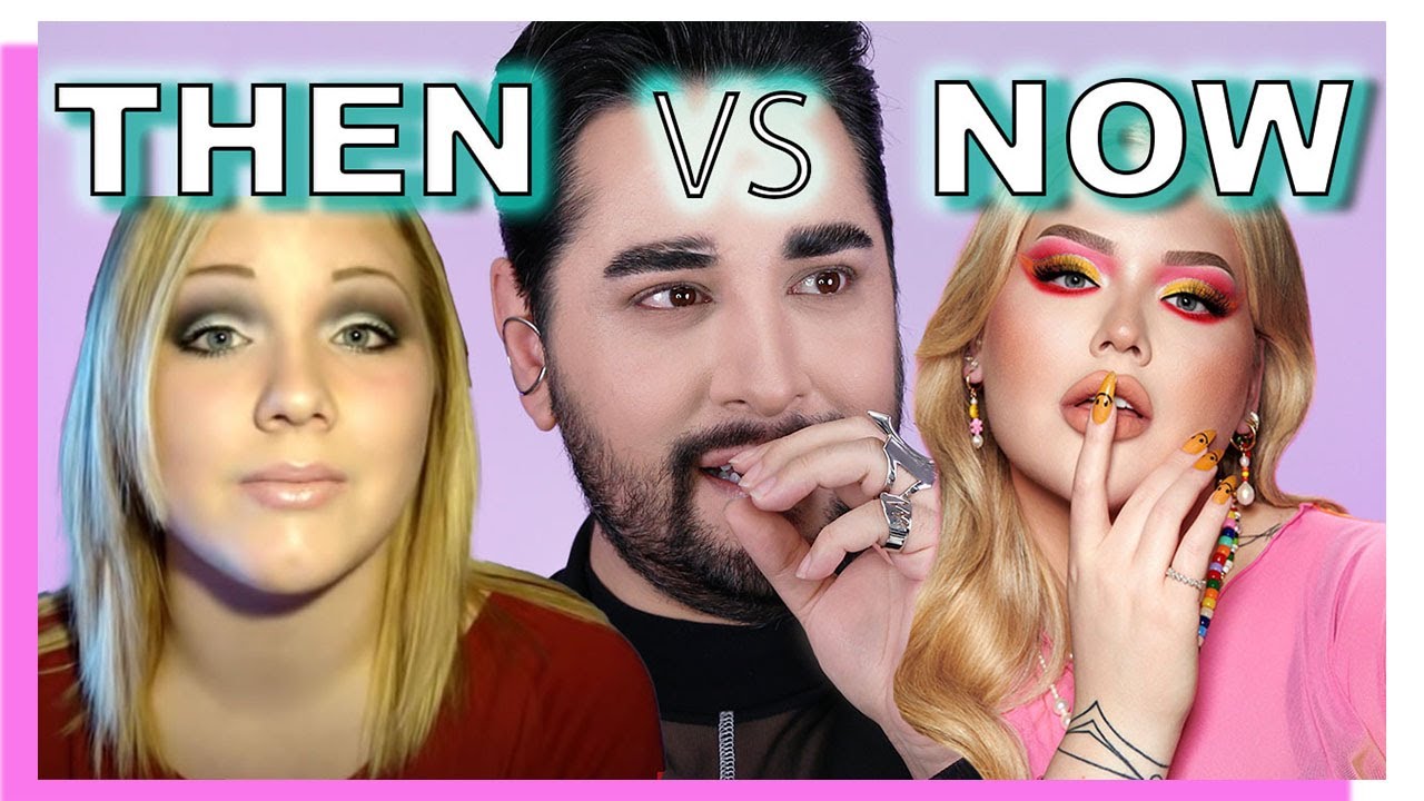 NIKKIE TUTORIALS - THEN VS NOW | PRO MUA REACTS 
