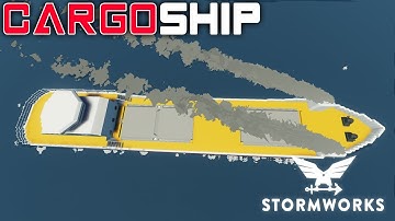 Hull Smoothing  -  Cargo Vessel  -  Stormworks: Build and Rescue  - Part 7